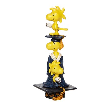 ウッドストック 卒業式 ミニ 9.5cm | ジムショア ピーナッツ グッズ フィギュア 人形 置物 彫刻 Jim Shore 正規輸入品