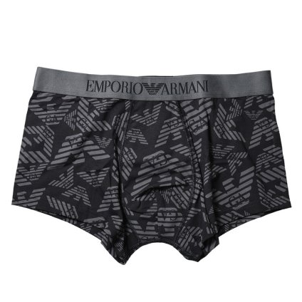 エンポリオアルマーニ：ALL OVER EAGLE ボクサーパンツ (セメント)[ボクサーパンツ/ 男性下着/ メンズインナー/人気ブランド/おすすめギフト/誕生日プレゼント/メンズファッション]