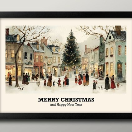 日本製 メリー クリスマス Xmas Christmas サンタクロース ビンテージイラスト A3 サイズ ポスター アート おしゃれ 絵画 インテリア 北欧 イラスト マット紙 艶消し アートパネル 額 フレーム デザイン 壁掛け ギフト 新築祝い ディスプレイ  速達 送料無料