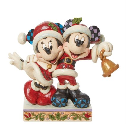 ミッキー ミニー サンタクロース 17cm クリスマス | ディズニー トラディションズ ジムショア グッズ フィギュア 人形 置物 彫刻 Jim Shore 正規輸入品