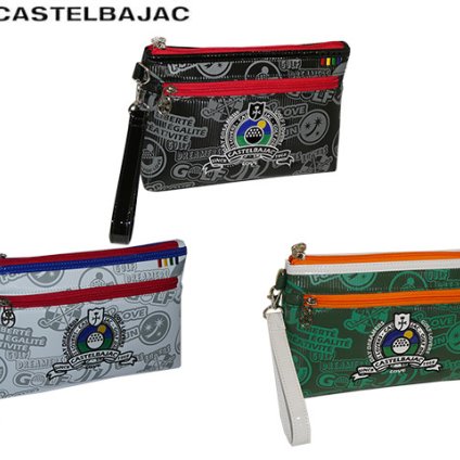 正規品 メンズ レディース 2023年新作 カステルバジャック GOLF　カステルバジャック CASTELBAJAC スポーツ 2023 AW 新作 ポーチ ゴルフ ゴルフ用品 7233381309 CBZ031B ooji26 旅行 ギフト