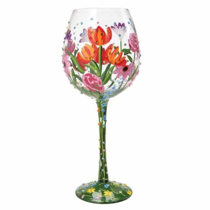 Lolita ワイングラス Spring Bling 25cm キラッキラの春 | かわいい おしゃれ ポップ モダン デザイン食器 アート ロリータ･ヤンシー 正規輸入品