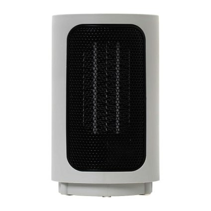 500W メカ式セラミックヒーター 小型 足元 コンパクト スリム 電気ヒーター ロータリー式 おおたけ LW-G500-LG