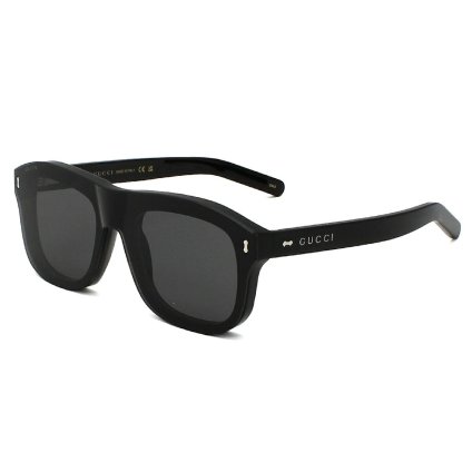 グッチ GUCCI サングラス EYEWEAR グローバルフィット 2WAY UVカット アイウェア パイロット アビエーター / ティアドロップ GG1712S-001 メンズ レディース ユニセックス ブラック+トランスペアレント（クリア） + クリップオン装着時スモーク 国内正規品