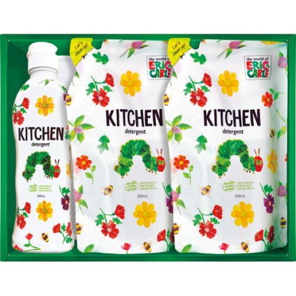 【送料無料・包装無料・のし無料】はらぺこあおむし キッチン洗剤セット H-10AZ(A4) /ギフト お歳暮 入学祝い 卒業祝い 就職祝い 結婚祝い 誕生日 出産祝い 引越祝い 香典返し 新盆 初盆 御礼 内祝い 快気祝い ご挨拶 志 法事