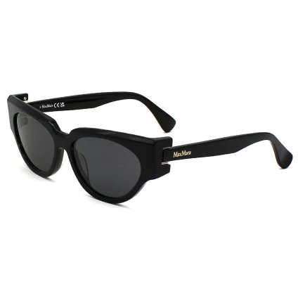 マックスマーラ Max Mara サングラス グローバルフィット アイウェア キャットアイ フォックス MM0139/S 01A 55 メンズ レディース ユニセックス ブラック+グレー 海外正規品