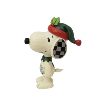 スヌーピー エルフ ミニ 8.9cm クリスマス | ジムショア ピーナッツ グッズ フィギュア 人形 置物 彫刻 Jim Shore 正規輸入品