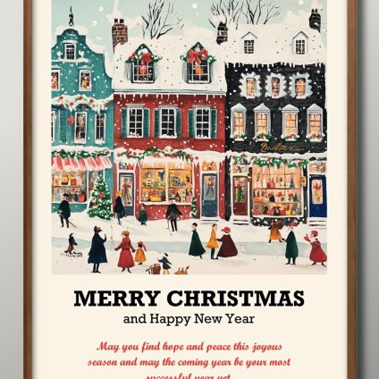 日本製 メリー クリスマス Xmas Christmas サンタクロース ビンテージイラスト A3 サイズ ポスター アート おしゃれ 絵画 インテリア 北欧 イラスト マット紙 艶消し アートパネル 額 フレーム デザイン 壁掛け ギフト 新築祝い ディスプレイ  速達 送料無料