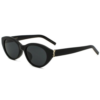 サンローラン Saint Laurent サングラス アジアンフィット UVカット アイウェア キャットアイ フォックス SL M148/F-001 メンズ レディース ユニセックス ブラック 国内正規品