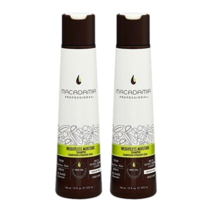 マカダミアナチュラルオイル ウェイトレス モイスチャー シャンプー お得な2個セット 300ml x 2  |  激安  Macadamia  シャンプー うねり くせ毛 湿気 梅雨美容グッズ コスメ化粧品 誕生日 クリスマス ホワイトデー 結婚記念日 ウエディングギフト 母の日 送別会 バレンタイ