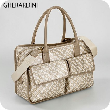 ゲラルディーニ ハンドバッグ レディース ブランド GHERARDINI Italy GHB0247 CRETA グレージュ/アイボリー