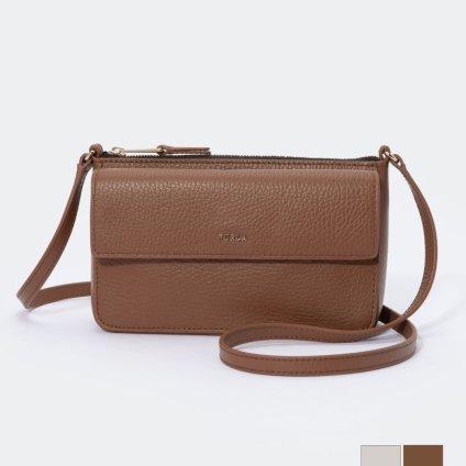 フルラ FURLA WE00404 HSF000 ショルダーバッグ スカイ レディース バッグ クロスボディ ミニバッグ 斜め掛け レザー カジュアル 肩掛け ロゴ プレゼント シンプル コンパクト ギフト 本革 鞄 SKYE MINI 全3色