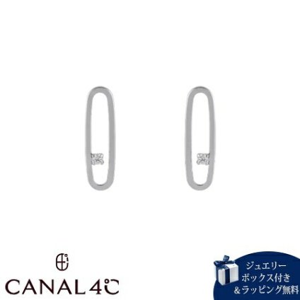 【無料ラッピング】 カナルヨンドシー Canal 4℃ カナル4℃ ピアス シルバー EARFLOW オーバル シンプル キュービックジルコニア レディース ブランド 正規品 新品 ギフト プレゼント 人気 おすすめ 誕生日 記念日 クリスマス 送料無料 4cc521776