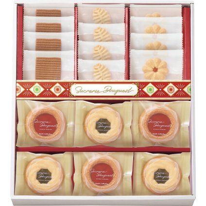シュクルリーブーケ ベイクドクッキーセット [26-7576-074] ＢＣ－３０ クッキー 洋菓子 詰め合わせ 個包装 ギフト スイーツ 焼き菓子 フルーツジャム 贈り物 内祝い お返し お祝い お礼 プレゼント 手土産