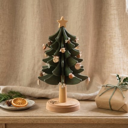 2026年10月新発売 木製 クリスマスツリー 冬の香り アロマディフューザー付 オークビレッジ oakvillage 02212-10G【包装紙不可】