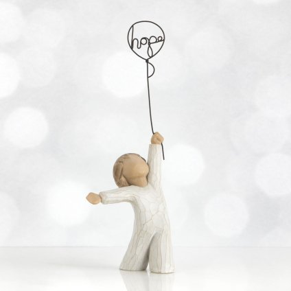 ウィローツリー彫像 Hope - 希望 17cm 子供 | おしゃれ 置物 彫刻 人形 インテリア スーザン･ローディ 正規輸入品