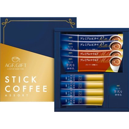 AGF スティックコーヒーギフト [26-2924-014] HST-FD ちょっと贅沢な珈琲店 8本 詰め合わせ 個包装 インスタントコーヒー スティック 珈琲 返礼 ご挨拶 ギフト 内祝い 出産 結婚 お返し お礼 粗品 プレゼント