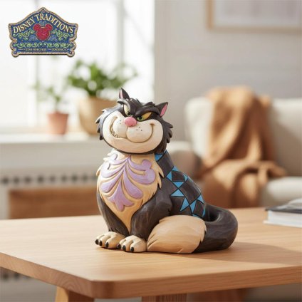 ルシファー ミニ 9.5cm シンデレラ | ディズニー トラディションズ ジムショア グッズ フィギュア 人形 置物 彫刻 Jim Shore 正規輸入品