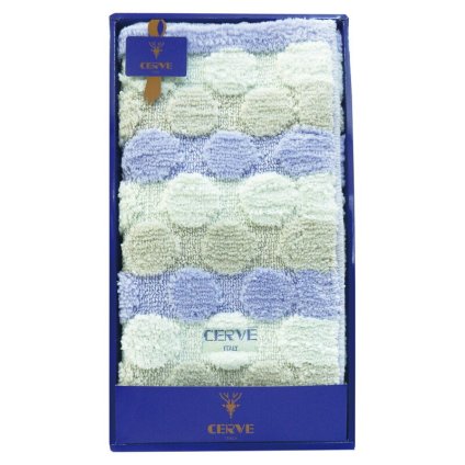 実りの秋の贈り物 バスマット チェルベ ブルー 45×60cm