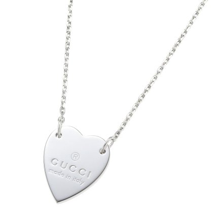 グッチ GUCCI ハートモチーフ シルバー ペンダント ネックレス 223512 j8400 8106 シルバー 925 アクセサリー 女性 レディース ギフト プレゼント 新品