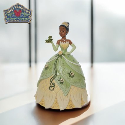 ティアナ デラックス 38cm プリンセスと魔法のキス ビッグフィギュア | ディズニー トラディションズ ジムショア グッズ フィギュア 人形 置物 彫刻 Jim Shore 正規輸入品