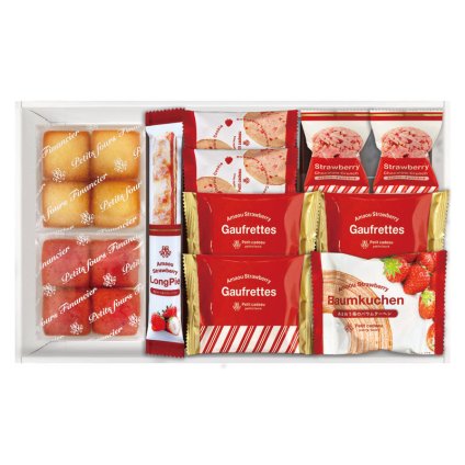 あまおう苺バウムクーヘン&プチガトー ギフトボックス  ／バウムクーヘン クッキー・焼き菓子 スイーツ・お菓子 食品 お中元 御中元 ギフト 暑中 残暑 お盆 初盆 新盆 お供 御供 ギフト 2026 送料無料 ギフト プレゼント プチギフト 内祝い 快気祝い 出産祝い 結婚祝い 引出物 新築祝い お返し