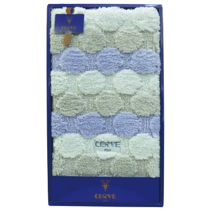 実りの秋の贈り物 大判バスマット チェルベ ブルー 50×80cm