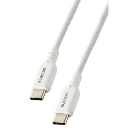 エレコム MPA-CCSSM20WH USB Type-C(TM)ケーブル シリコンメッシュタイプ 2.0m
