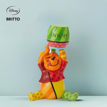 プーさん&ハニー ミニフィギュア 9.8cm | ロメロ・ブリット Romero Britto デザイン アート 正規輸入品
