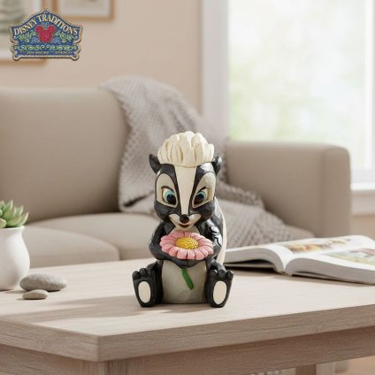 バンビ フラワー ミニ 8cm | ディズニー トラディションズ ジムショア グッズ フィギュア 人形 置物 彫刻 Jim Shore 正規輸入品