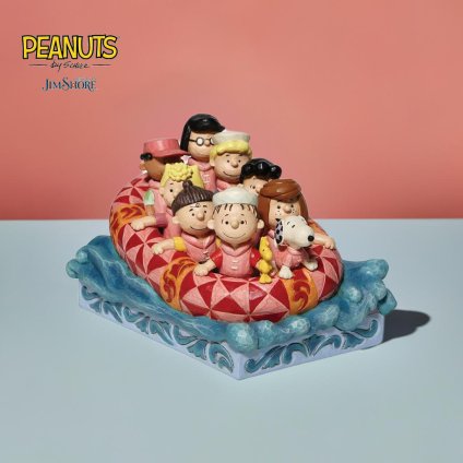 ピーナッツ ギャング ラフティング 14cm | ジムショア グッズ フィギュア 人形 置物 彫刻 Jim Shore 正規輸入品