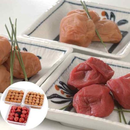 紀州南高梅 梅干し 詰め合わせ 3kg 訳ありではない 高級 大粒 肉厚 昔ながら しそ梅 うす塩 はちみつ梅 各1kg 和歌山県産 みなべ産 木箱風 無添加無着色 ギフト 贈答用 御中元 御歳暮 内祝い お返し お取り寄せ
