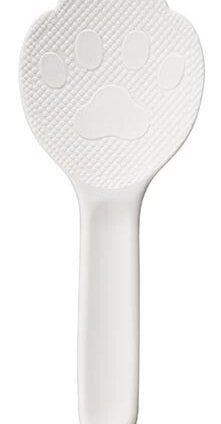 かわいい ネコしゃもじ ホワイト アニマル 19cm