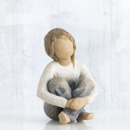ウィローツリー彫像 Spirited Child - 活発な子 7.5cm 子供 | おしゃれ 置物 彫刻 人形 インテリア スーザン･ローディ 正規輸入品