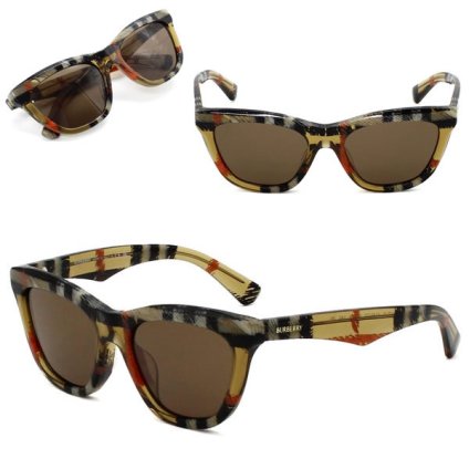 バーバリー サングラス BURBERRY 0BE4435F 414673 53 サングラス アジアンフィット メンズ レディース ユニセックス BROWN