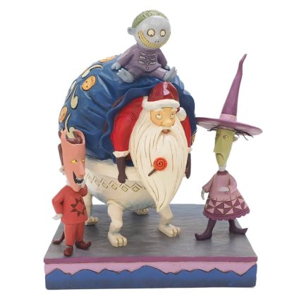 ナイトメアビフォアクリスマス ロック ショック バレル 23.4cm ナイトメア ビフォア クリスマス クリスマス ハロウィン | ディズニー トラディションズ ジムショア グッズ フィギュア 人形 置物 彫刻 Jim Shore 正規輸入品