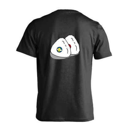 ハンドボール Tシャツ 半袖 メンズ ウェア レディース 練習着 ジュニア ドライ おもしろ tシャツ 速乾 名入れ スポーツ 女子 男子 チーム おしゃれ 文字入れ 「ハンドボール in おにぎり」 アートワークスコウベ 【送料無料】
