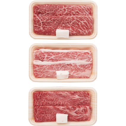 松阪牛すき焼き3部位食べ比べセット (MBKTS45-MA) [お中元][お歳暮] ※送料無料(北海道・沖縄・離島への配送不可)
