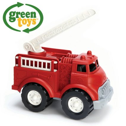 即納 green toys ファイヤートラック GRT-FTK01R[おもちゃ 玩具 ファイヤートラック 消防車 室内 外遊び 砂場遊び 男の子 男 1才 1才以上 子供 誕生日 プレゼント 誕生日プレゼント 車のおもちゃ 車の玩具 誕生日プレゼント 乗り物]
