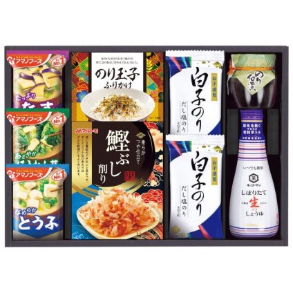 【ギフト対応無料】キッコーマン&アマノフーズ食卓詰合せ (MSE-25A) ※送料無料(北海道・沖縄は除く)
