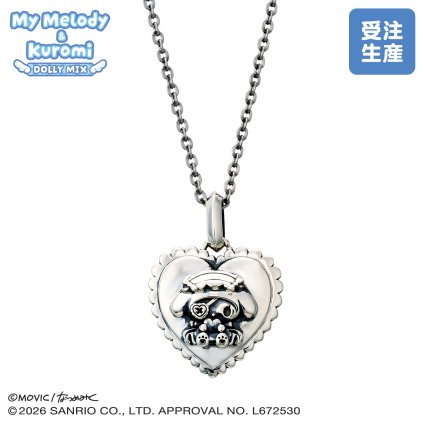 【受注生産品】【送料無料】 マイメロディ レディースネックレス DOLLY MIX 水色天使 サンリオキャラクターズ シルバー925 サージカルステンレス316L ハート いぶし ブランド おしゃれ かわいい アクセサリー 10代 20代 30代 40代 50代 レディース 女性 誕生日 記念日 プレゼント ギフト ホワイトデー 母の日 white clover ホワイトクローバー