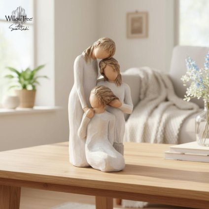 ウィローツリー彫像 Our Healing Touch - 癒しの触れ合い 16cm 3人組 大人の女性 | おしゃれ 置物 彫刻 人形 インテリア スーザン･ローディ 正規輸入品