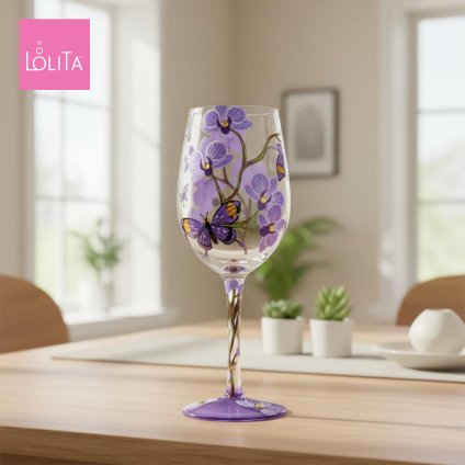 Lolita ワイングラス Butterfly Jubilee 22cm バタフライ ジュビリー | かわいい おしゃれ ポップ モダン デザイン食器 アート ロリータ･ヤンシー 正規輸入品