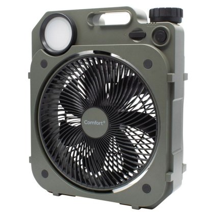 【ギフト対応無料】Comfort+ 充電式薄型送風扇 Air Force Fan モスグリーン (AF8-17G/B) ※送料無料(北海道・沖縄は除く)