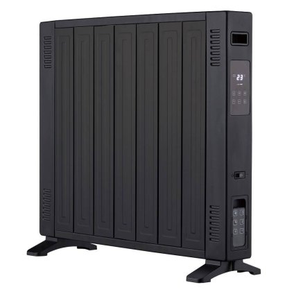 コンベクションヒーター 1200W 自然対流熱と輻射熱で臭いがなく、風もなく、そして静かな暖房。 SKJAPAN エスケイジャパン SKJ-ZE120CV-BK