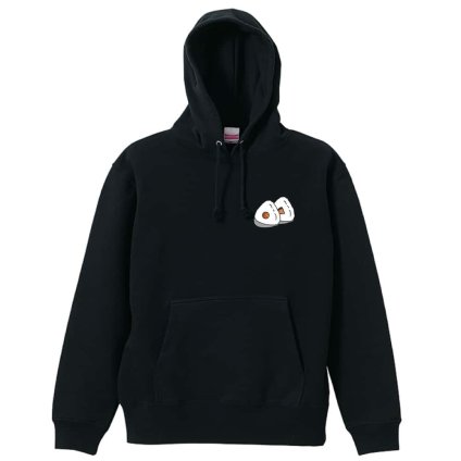 バスケ パーカー プルオーバー メンズ レディース ジュニア 練習着 裏パイル おもしろ 名入れ スウェット おしゃれ キッズ 大きいサイズ 文字入れ無料 「バスケットボール in おにぎり」 アートワークスコウベ 【送料無料】