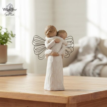 ウィローツリー天使像 Angel's Embrace - 天使の祝福 13cm 幼子 | おしゃれ 置物 彫刻 人形 インテリア スーザン･ローディ 正規輸入品