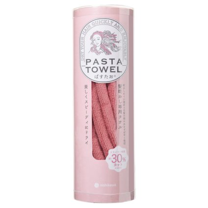 PASTA TOWEL ぱすたお 髪乾かし専用タオル ピンク  ／タオル 日用品・ヘルスケア お中元 御中元 ギフト 暑中 残暑 お盆 初盆 新盆 お供 御供 ギフト 2026 送料無料 ギフト プレゼント プチギフト 内祝い 快気祝い 出産祝い 結婚祝い 引出物 新築祝い お返し
