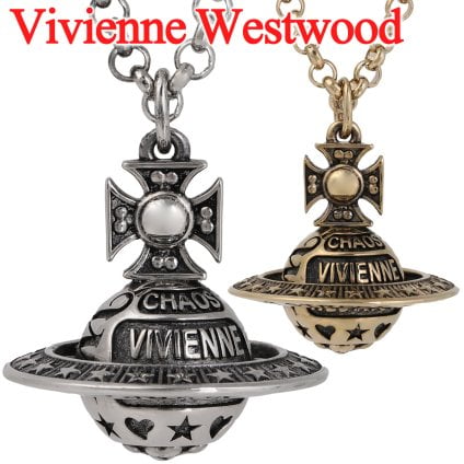 ヴィヴィアンウエストウッド ネックレス 男女兼用 女性 レディース 男性 メンズ Vivienne Westwood ヴィクトリーヌペンダント 630203IG 選べる2色 【2026年春夏新作】 【ラッピング無料 誕生日 お祝い プレゼント ギフト 贈り物】