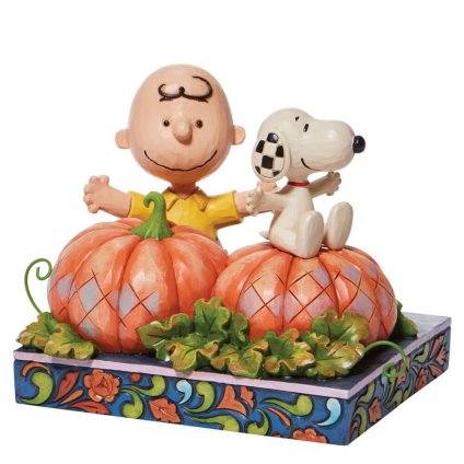 チャーリーブラウン スヌーピー パンプキンパッチ ハロウィン 11.4cm ハロウィン | ジムショア ピーナッツ グッズ フィギュア 人形 置物 彫刻 Jim Shore 正規輸入品